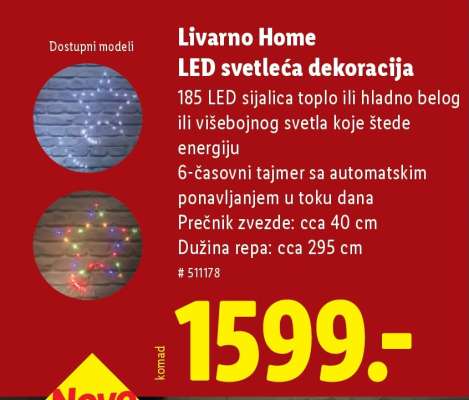 Livarno Home LED svetleća dekoracija