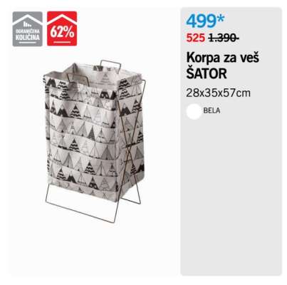 Korpa za veš ŠATOR
