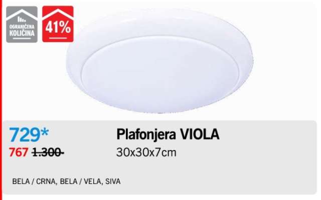 Plafonjera VIOLA