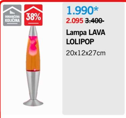 Lampa LAVA LOLIPOP