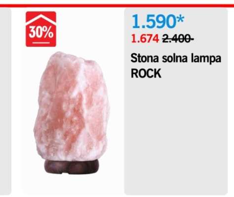 Stona solna lampa ROCK