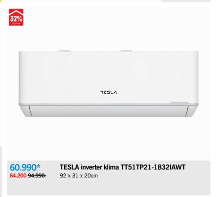 TESLA inverter klima TT51TP21-1832IAWT