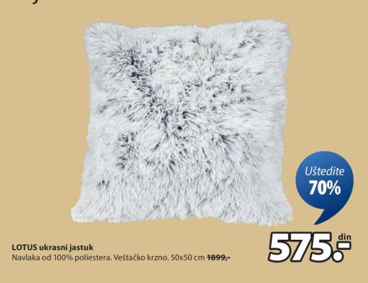 LOTUS UKRASNI JASTUK