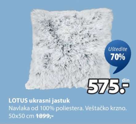 LOTUS UKRASNI JASTUK