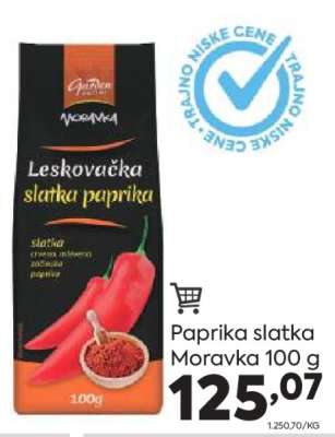 Paprika slatka Moravka 100 g