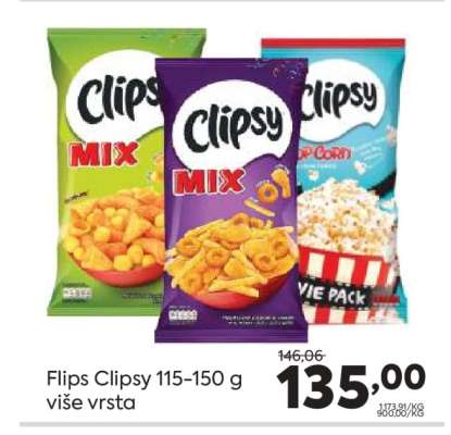 Flips Clipsy 115-150 g