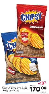 Čips Chipsy domaćinski