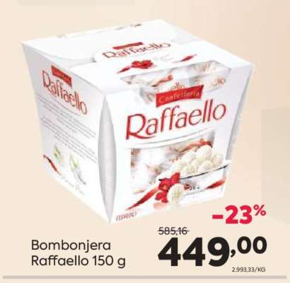 Bombonjera Raffaello 150 g