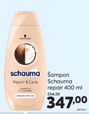 Šampon Schauma repair 400 ml
