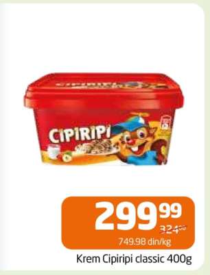Krem Cipiripi classic 400g