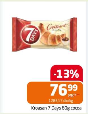 Kroasan 7 Days 60g cocoa