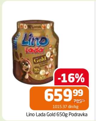 Lino Lada Gold 650g Podravka