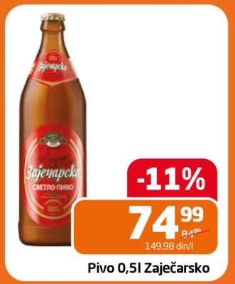 Pivo 0.5l Zaječarsko