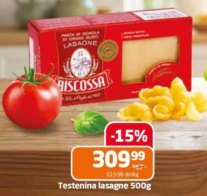 Testenina lasagne 500g