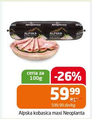 Alpska kobasica maxi Neoplanta