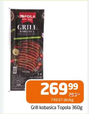 GRILL KOBASICA Topola 360g