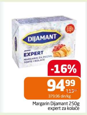 Margarin Dijamant 250g expert za kolače