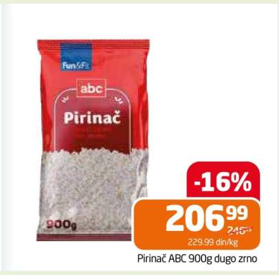 Pirinač ABC 900g dugo zrno