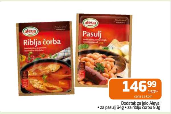 Aleva Riblja čorba i Pasulj