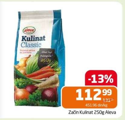 Začin Kulinat 250g Aleva