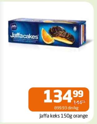 Jaffa keks 150g orange