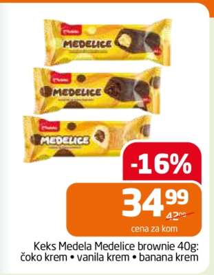 Keks Medela Medelice brownie 40g