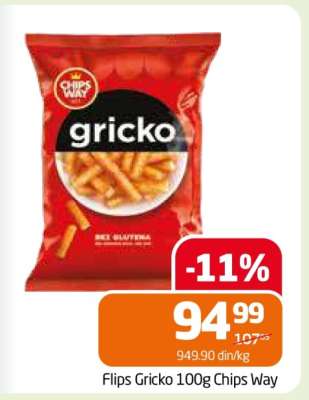 Flips Gricko 100g Chips Way