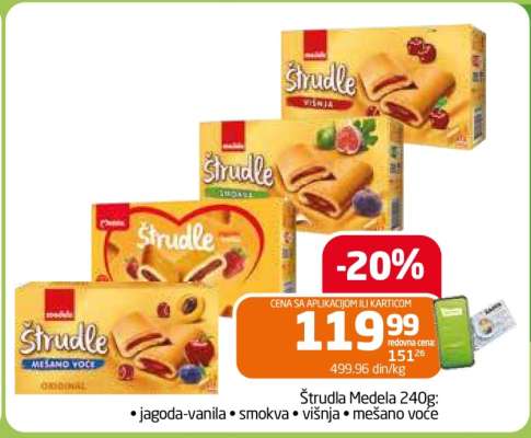 Štrudla Medela 240g