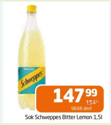 Sok Schweppes Bitter Lemon 1,5l