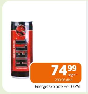 Energetsko piće Hell 0.25l