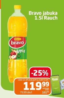 Bravo jabuka 1.5l Rauch
