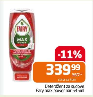 Deterdžent za sudove Fary max power nar 545ml