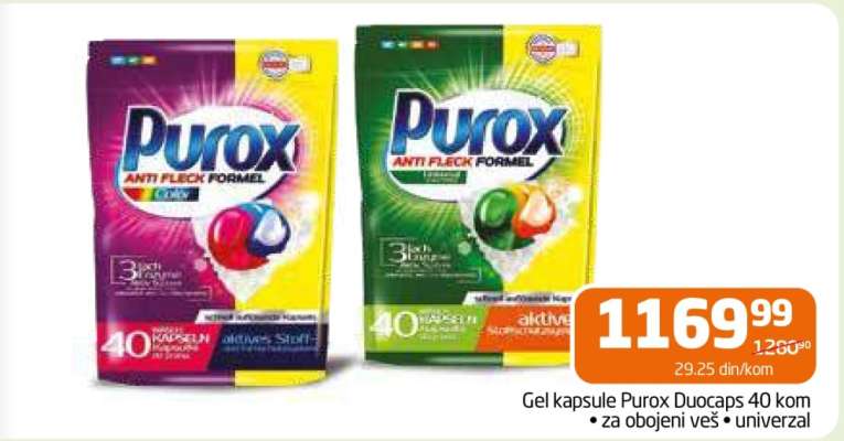 Gel kapsule Purox Duocaps 40 kom
