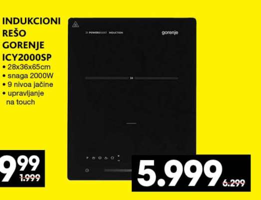 INDUKCIONI REŠO GORENJE ICY2000SP