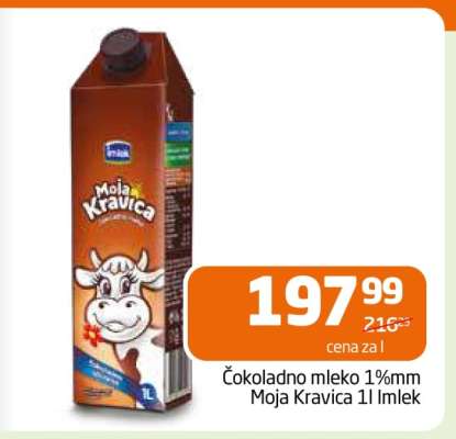 Čokoladno mleko 1%mm Moja Kravica 1l Imlek