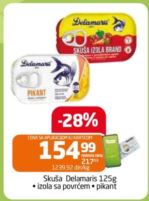 Skuša Delamaris 125g