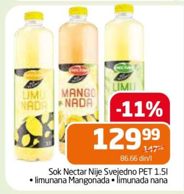 Sok Nectar Nije Svejedno PET 1.5l