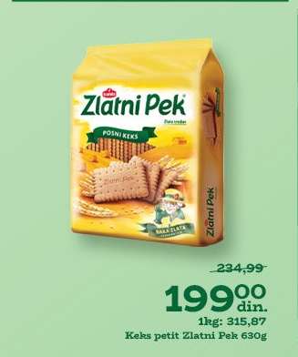 Keks petit Zlatni pek 630g
