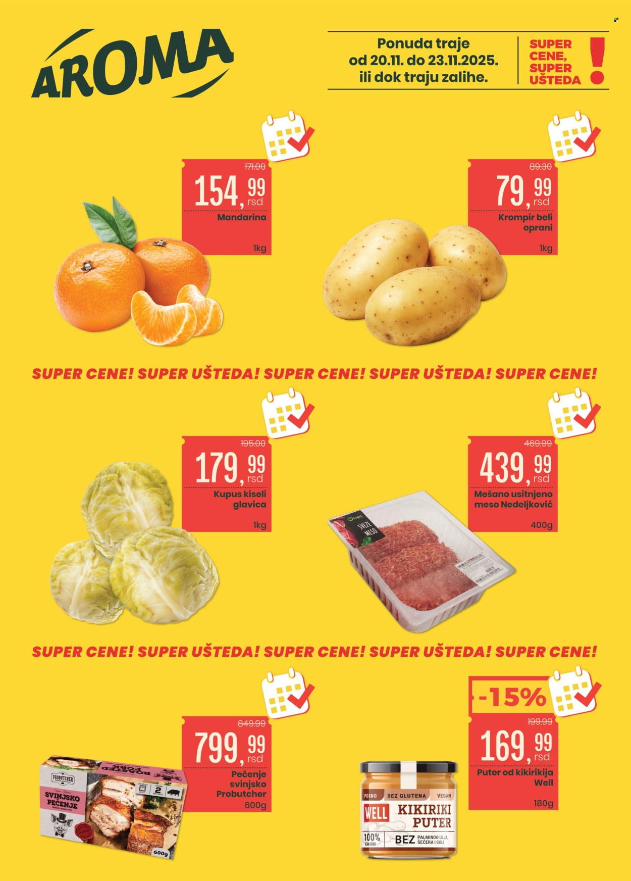 Aroma Market katalog - 20.11.2025 - 23.11.2025. Stranica 1