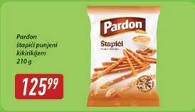 Pardon štapići punjeni kikirikijem 210g