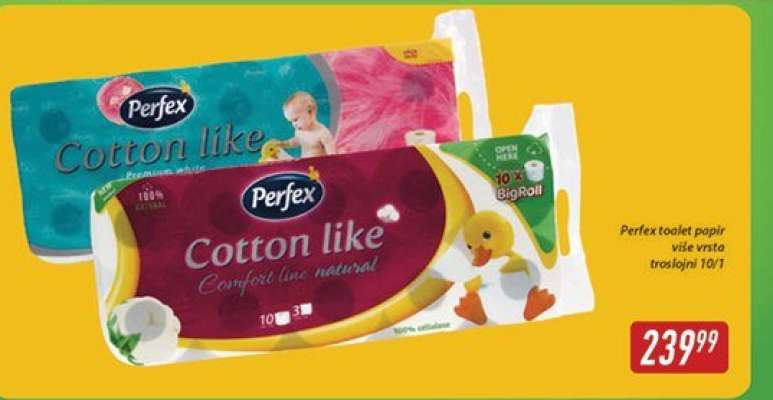 Perfex Cotton Like Toilet Paper