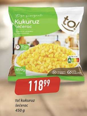 to! kukuruz šećerac
