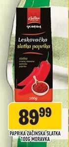 Paprika Začinska Slatka 100g Moravka