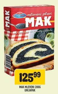 Mak mletý 200g Unijapak