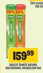 Tablete Šumeće Naturel Multivitamin, Magnezijum 966
