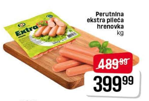 Perutnina ekstra pileća hrenovka