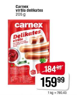Carnex viršla delikates