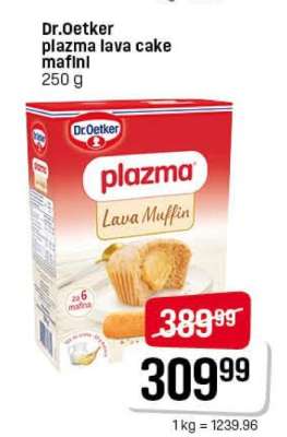 Dr.Oetker plazma lava cake muffin
