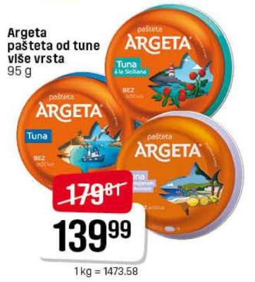 Argeta pašteta od tune