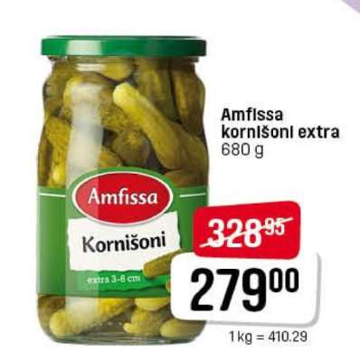 Amfissa kornišoni extra